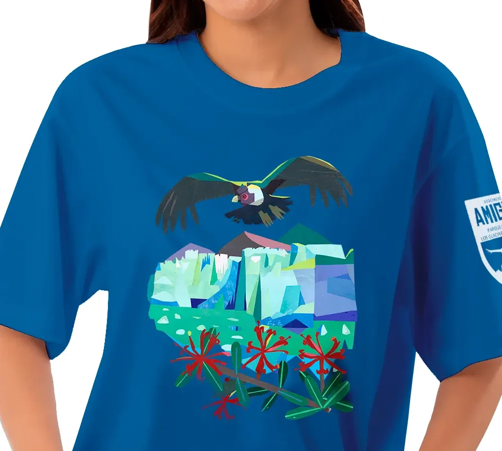 Remera Elbrus x Tatu Daels – Cóndor y Glaciar